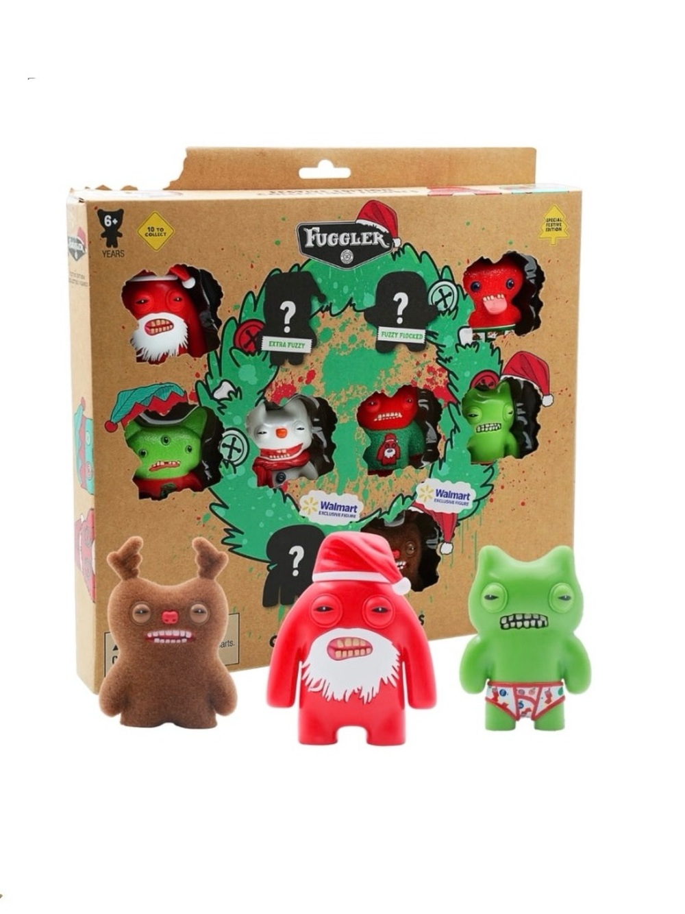 NIB. FUGGLER Festive Edition Collectible Figures